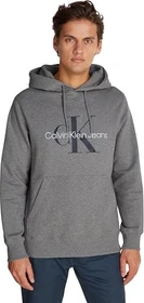 Calvin Klein Monologo Hoodie grey heather (Herren)