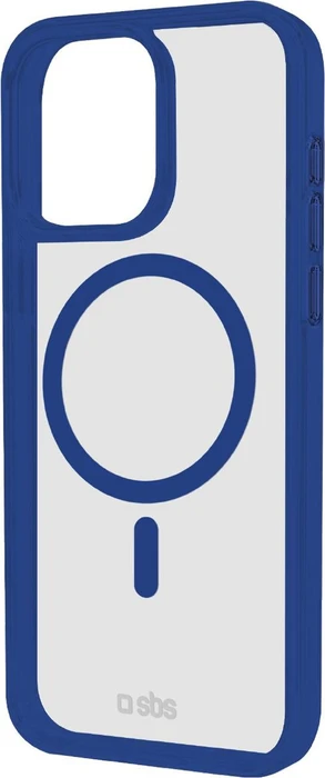 SBS Mobile Mag Frame Case für Apple iPhone 15 blau