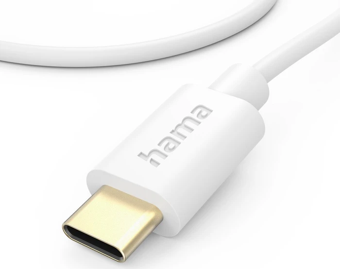 Hama Ladekabel USB-C/USB-C 1m weiß