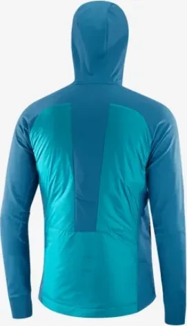 Salomon Elixir Hybrid Hooded Funktionsjacke deep dive/tahitain tide (Herren)