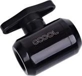 Alphacool Eiszapfen 2 Wege Kugelhahn 10mm, deep black
