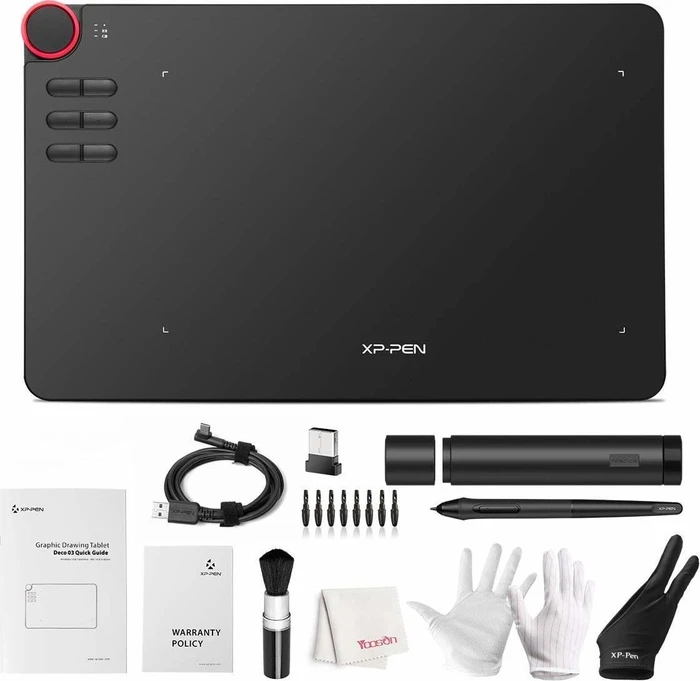 XP-Pen Deco 03 Wireless, schwarz