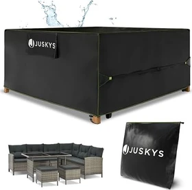 Juskys CoverSafe Pro Schutzhülle für Gartenmöbel 250x250x90cm