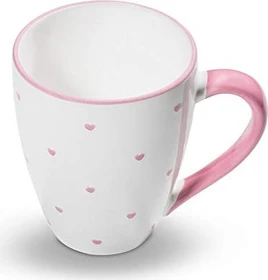 Gmundner Keramik Herzerl Frühstücksbecher Max 300ml rosa