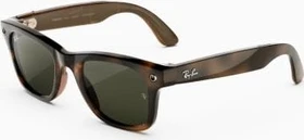 Ray-Ban Meta Wayfarer Gen 3 53mm polished havana/g-15 green