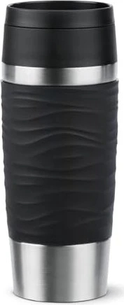 Emsa Travel Mug Waves Isolierbecher 360ml schwarz