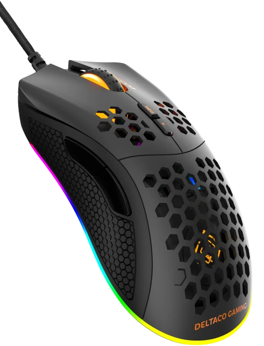 Deltaco DM210 Ultra-Light Gaming Mouse schwarz, USB