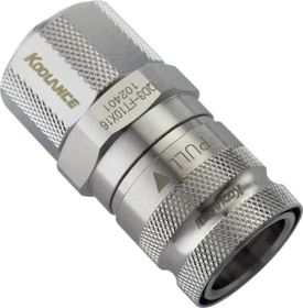 Koolance QD3 No-Spill Schnellverschluss, gerade female, 10mm ID/16mm AD auf female Schnellverschluss