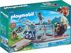 playmobil The Explorers Propellerboot mit Dinokäfig