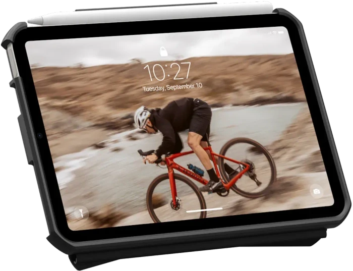 UAG Essential Armor Folio Case für iPad mini 7 (A17 Pro), schwarz