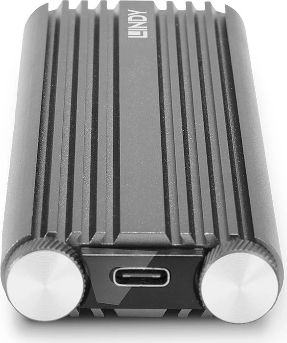 Lindy USB 3.2 Gen 2x2 NVMe M.2 SSD Enclosure, USB-C 3.2
