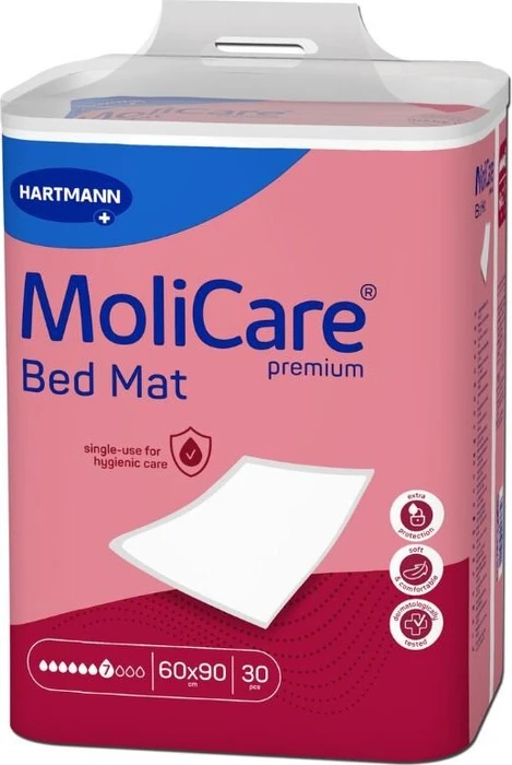 Hartmann MoliCare Premium Bed Mat 7 Tropfen Bettschutzeinlage, 60x90cm, 120 Stück