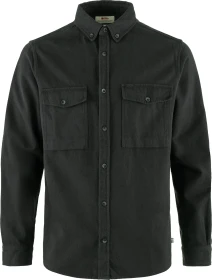 Fjällräven Övik Twill Hemd langarm dark grey (Herren)