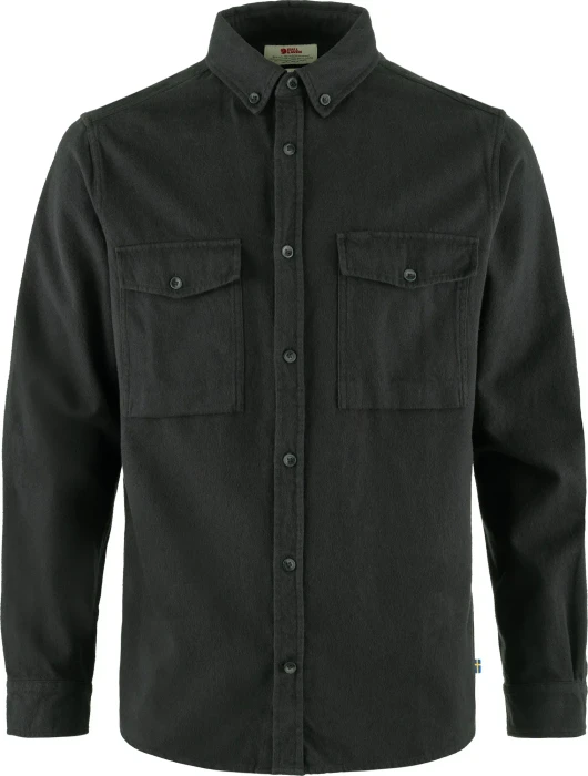 Fjällräven Övik Twill Hemd langarm dark grey (Herren)
