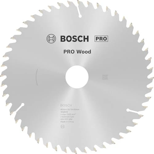 Bosch Professional Optiline Wood Kreissägeblatt 48Z, 200x2.8x30mm, 1 Stück