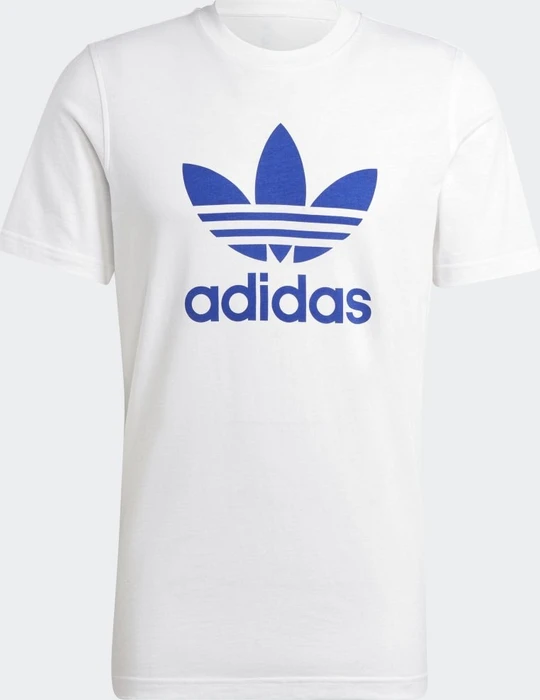 adidas Adicolor Classics Trefoil T-Shirt kurzarm white/semi lucid blue (Herren)