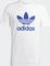 adidas Adicolor Classics Trefoil T-Shirt kurzarm white/semi lucid blue (Herren) Vorschaubild