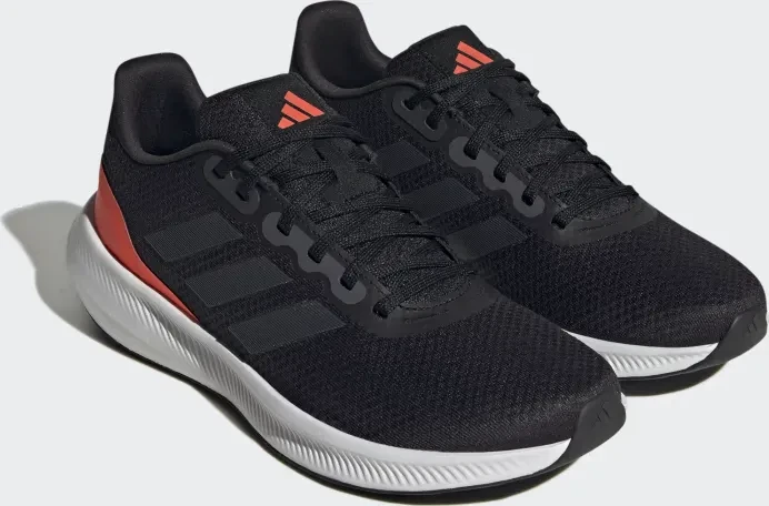adidas Runfalcon 3.0 core black/carbon/solar red (Herren)