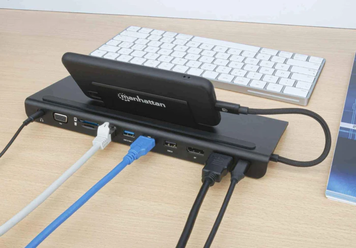Manhattan 11-in-1 Docking Station, USB-C 3.0 [Stecker]