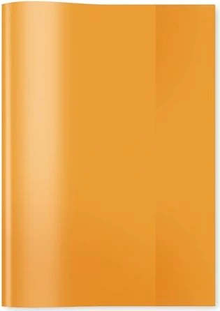 Herma Heftschoner Kunststoff, A5, orange/transparent, 25er-Pack
