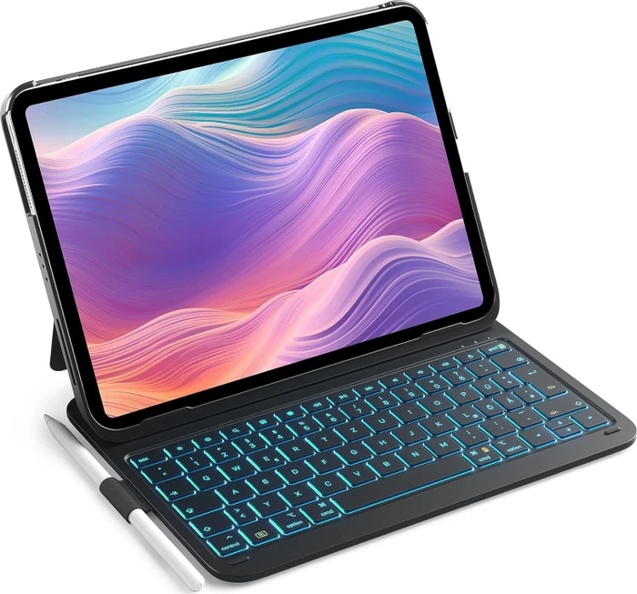 Inateck Superleicht Tastatur Hülle für iPad Air 11" (6), iPad Air 10.9" (5/4), iPad 10.9" (10), iPad Pro 11" (4/3/2/1)
