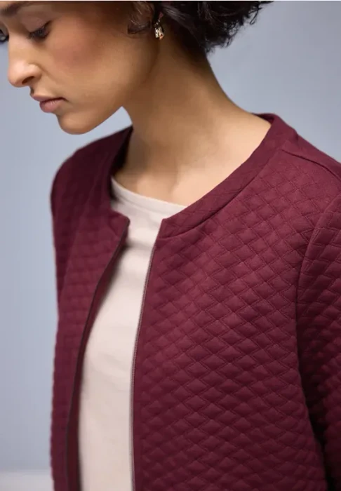 Street One Zipper Jacke mit Struktur Jacke (Damen)