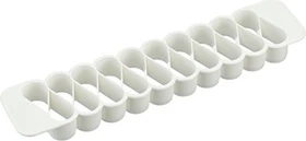 Städter Ausstecher Mutzenmandel 30 x 6.5cm weiß
