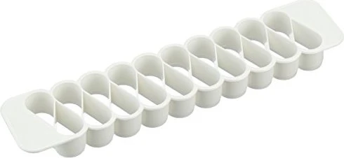 Städter Ausstecher Mutzenmandel 30 x 6.5cm weiß