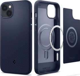 Spigen Mag Armor (MagFit) für Apple iPhone 14 Plus navy blue