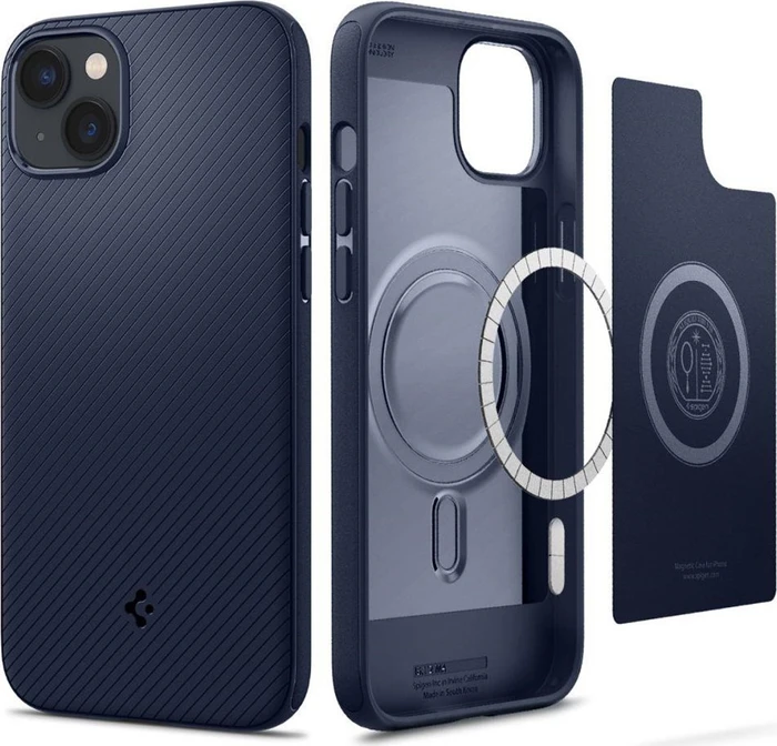Spigen Mag Armor (MagFit) für Apple iPhone 14 Plus navy blue