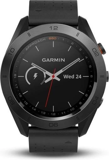 Garmin Approach S60 Leder GPS-Golfuhr schwarz