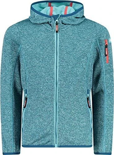 CMP Knit-Tech Fleece Jacke acqua/darker (Junior)