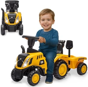 Jamara Caterpillar Traktor mit Anhänger 2in1