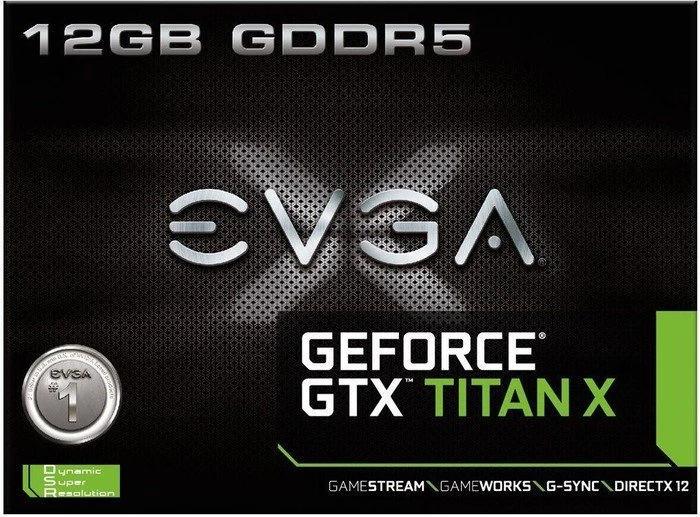EVGA GeForce GTX Titan X, 12GB GDDR5, DVI, HDMI, 3x DP