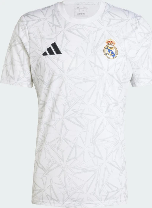 adidas Real Madrid Pre-Match Trikot kurzarm white/clear grey (Herren)