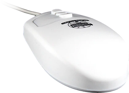 Man & Machine Mighty Mouse 5 medizinische Silikonmaus, weiß, USB