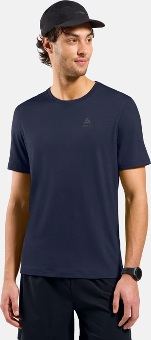 Odlo Natural Merino 160 Baselayer Funktionsshirt kurzarm eclipse (Herren)