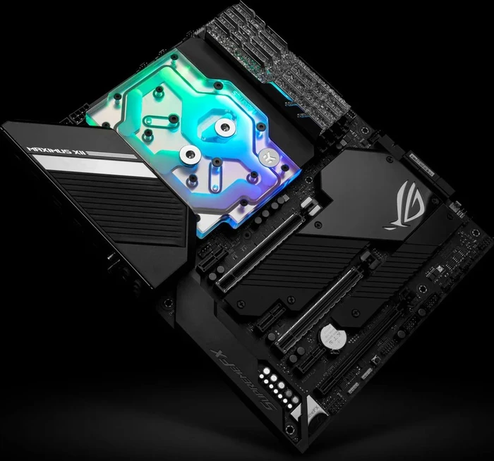 EK Water Blocks Quantum Line EK-Quantum Momentum ASUS ROG Maximus XII Hero D-RGB Monoblock, Nickel, Acryl