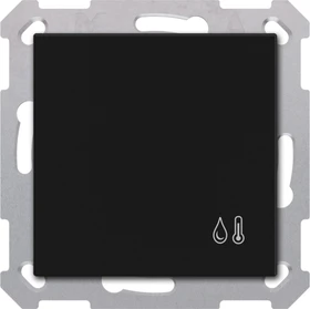 MDT Raumtemperatur-/Feuchtesensor 55 schwarz, Temperatur-/Feuchtigkeitsensor (SCN-TFS5506.01)