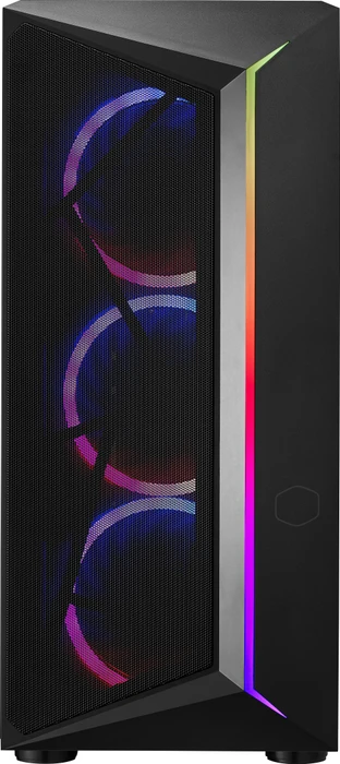 Cooler Master CMP 510, schwarz, inkl. 3x Lüfter, Lüfter LED ARGB, Glasfenster