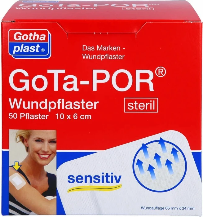 Gothaplast GoTa-POR steril, 6 x 10cm, 50 Stück