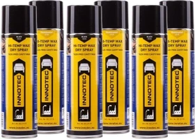 Innotec Hi-Temp Wax Dry Spray 3x 500ml transparent