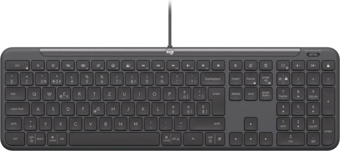 Logitech MK620 Signature Slim Wired Combo for Business Graphite, USB-C, CH