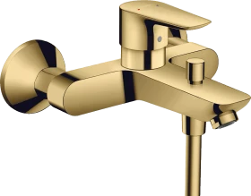 Hansgrohe Talis E Einhebel-Wannenmischer Aufputz polished goldoptik