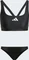 adidas 3-Streifen V-Back Bikini-Set schwarz/weiß (Damen) Vorschaubild