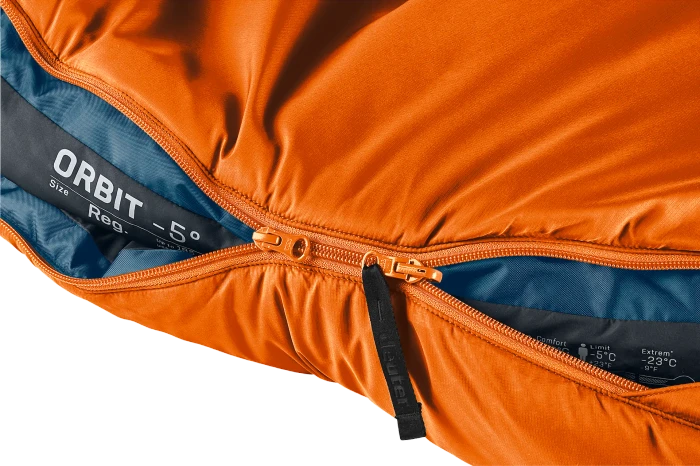 Deuter Orbit -5° Mumienschlafsack chestnut/ink (Herren)