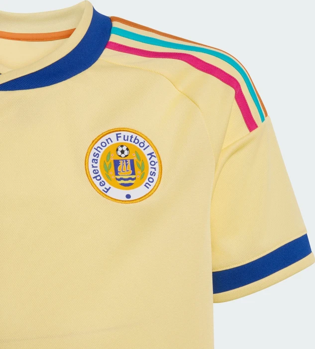 adidas FIFA WM 2026 Curacao Auswärtstrikot kurzarm almost yellow (Junior)