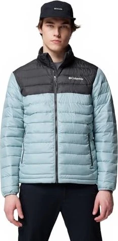 Columbia Powder Lite II Insulated Jacke crushed blue/shark (Herren)