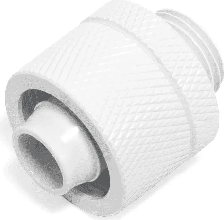 Alphacool Eiszapfen Schlauchanschluss G1/4" auf 16/10mm Anschraubtülle, weiß, 6er-Pack