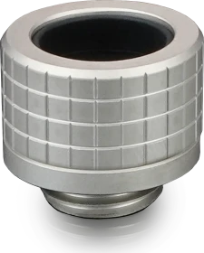 Thermal Grizzly DeltaMate Fitting HT14, G1/4" auf 14mm, Rohranschluss, matt nickel
